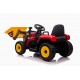 Детский электромобиль XMX трактор с ковшом (красный, EVA, пульт, 12V) - XMX611U-RED