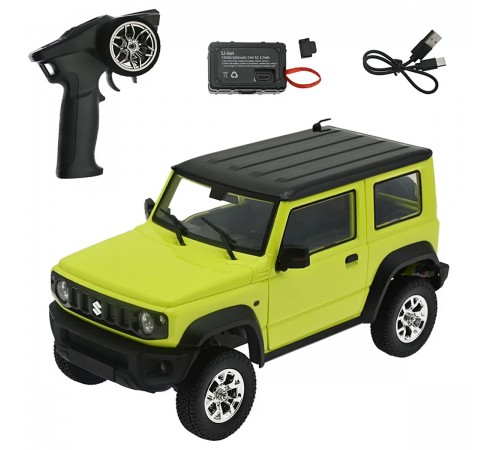 Радиоуправляемый внедрожник Suzuki Jimny PRO с прицепом (свет, выхлоп, Li-Po 5C) - HG4-53PRO-54-G