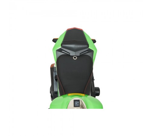 Детский электромотоцикл Kawasaki Ninja (12V, EVA, спидометр, ручка газа) - DLS07-GREEN