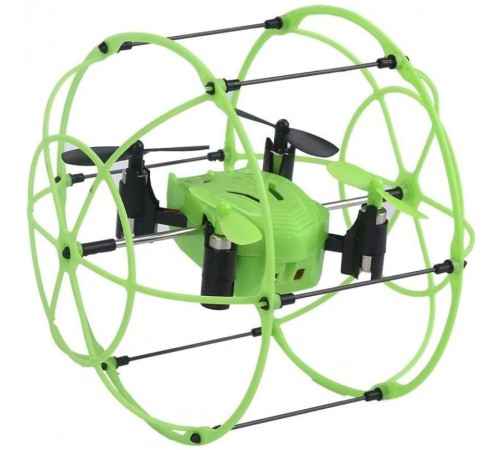 Радиоуправляемый квадрокоптер с защитной сеткой Green SkyWalker - HM1336-GREEN Радиоуправляемый квадрокоптер с защитной сеткой Green SkyWalker - HM1336-GREEN