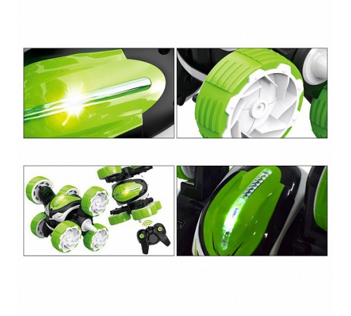 Радиоуправляемая машина-перевертыш MKB TRI-Wheeler - 5588-617-Green Радиоуправляемая машина-перевертыш MKB TRI-Wheeler - 5588-617-Green