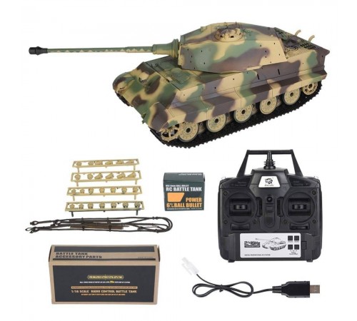 Радиоуправляемый танк Heng Long King Tiger PRO version V7.0 масштаб 1:16 2.4G - HL-3888A-1PRO-V7 Радиоуправляемый танк Heng Long King Tiger PRO version V7.0 масштаб 1:16 2.4G - HL-3888A-1PRO-V7