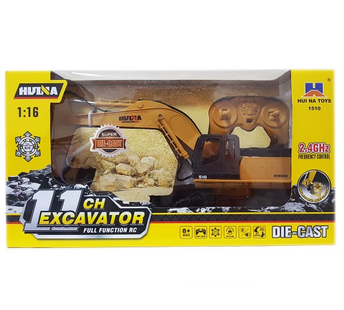 Радиоуправляемый экскаватор HUI NA TOYS масштаб 1:16 2.4G - HN1510