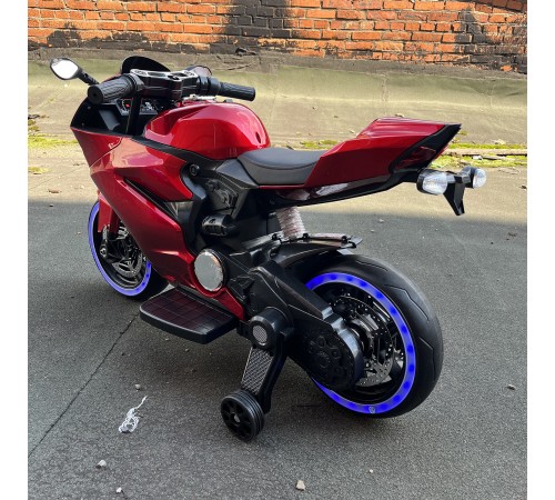 Детский электромотоцикл Ducati Red (12V, EVA, ручка газа) - FT-1628-SP-RED