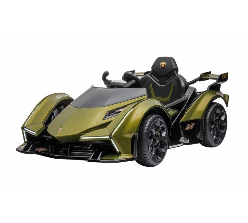 Детский электромобиль Lamborghini V12 Vision Gran Turismo 4WD 12V - HL528-LUX-ARMY-GREEN