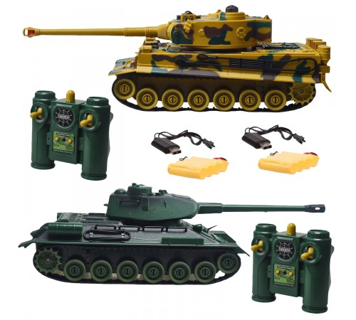 Радиоуправляемый танковый бой (ТИГР I + Т-34) - RWG99854 Радиоуправляемый танковый бой (ТИГР I + Т-34) - RWG99854