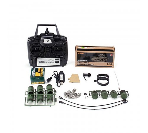 Радиоуправляемый танк Heng Long T-34 S version V7.0 масштаб 1:16 2.4G - 3909-1-Upg-V7