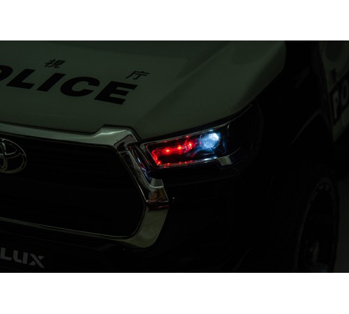 Электромобиль Toyota Hilux Police 4WD 12V - DK-HL860P-WHITE Электромобиль Toyota Hilux Police 4WD 12V - DK-HL860P-WHITE