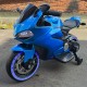 Детский электромотоцикл Ducati Blue (12V, EVA, ручка газа) - FT-1628-SP-BLUE
