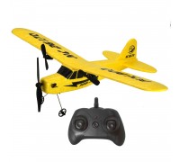 Радиоуправляемый самолет Piper Cub J3 для начинающих 2.4G - FX803-YELLOW