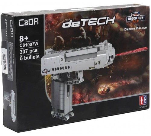 Конструктор CADA deTech пистолет Desert Falcon, 307 деталей - C81007W Конструктор CADA deTech пистолет Desert Falcon, 307 деталей - C81007W
