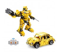 Радиоуправляемый конструктор CADA 2 в 1 трансформер B127-BeeBot (1124 детали) - C51029W