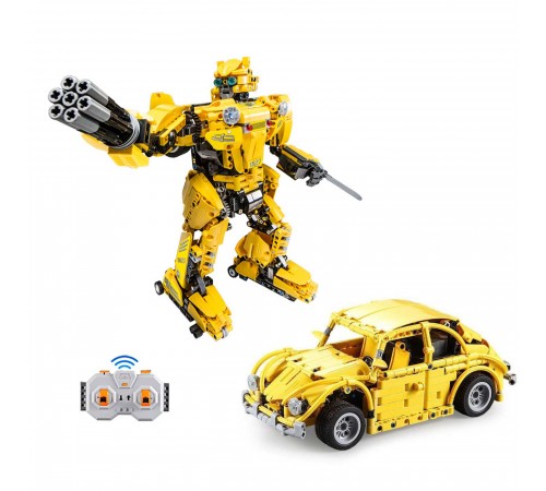 Радиоуправляемый конструктор CADA 2 в 1 трансформер B127-BeeBot (1124 детали) - C51029W Радиоуправляемый конструктор CADA 2 в 1 трансформер B127-BeeBot (1124 детали) - C51029W