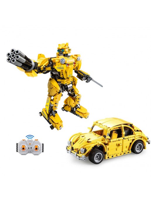 Радиоуправляемый конструктор CADA 2 в 1 трансформер B127-BeeBot (1124 детали) - C51029W