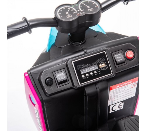 Детский электромобиль скутер трицикл BMW Concept Link Style 6V 2WD - HL700-3-PINK Детский электромобиль скутер трицикл BMW Concept Link Style 6V 2WD - HL700-3-PINK