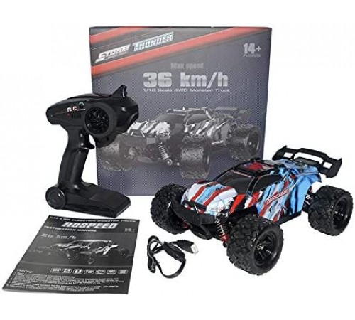 Радиоуправляемая машина Thunder Storm 4WD 36 КМ/Ч 1:18 - HS18321 Радиоуправляемая машина Thunder Storm 4WD 36 КМ/Ч 1:18 - HS18321