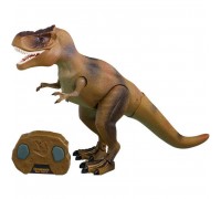 Радиоуправляемый динозавр T-Rex RuiCheng (коричневый, звук, свет) - RUI-9981-BROWN