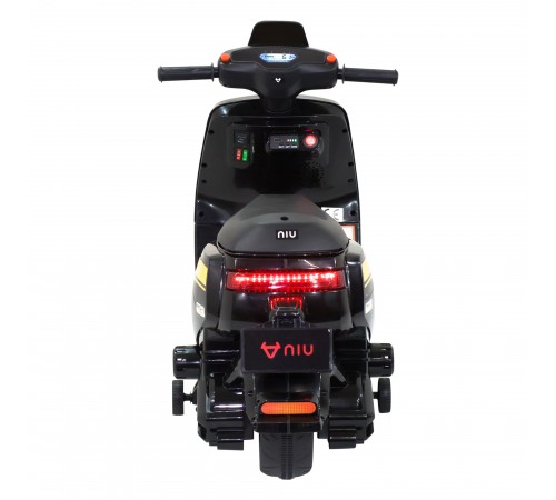 Детский электромотоцикл скутер с пультом управления NIU MQi+ Sport 12V - AHL012-BLACK Детский электромотоцикл скутер с пультом управления NIU MQi+ Sport 12V - AHL012-BLACK