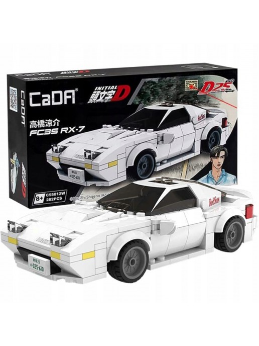 Конструктор CADA автомобиль Mazda FC35 RX-7, 282 элемента - C55012W