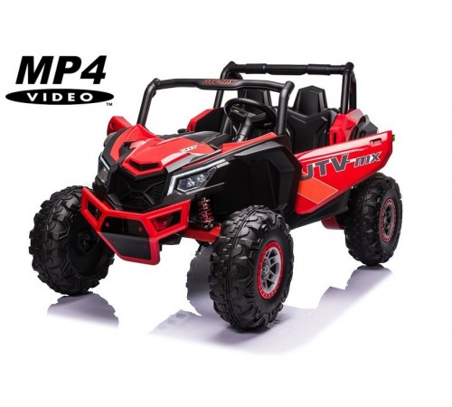 Детский электромобиль XMX Багги (красный, MP4, EVA, 4WD, 24V) - XMX613-4WD-24V-RED-MP4