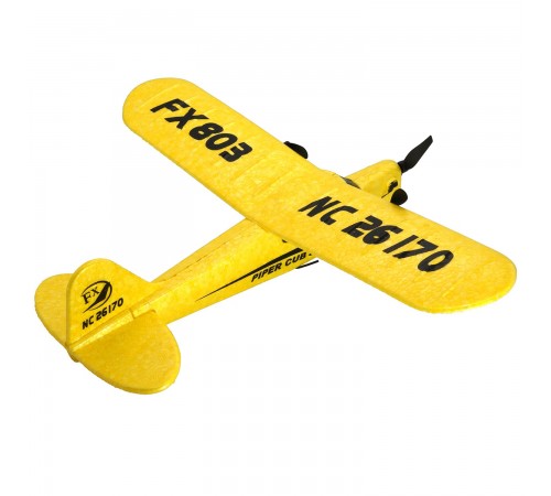 Радиоуправляемый самолет Piper Cub J3 для начинающих 2.4G - FX803-YELLOW