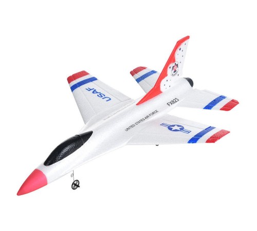 Радиоуправляемый самолет для начинающих F16 FIGHTER 2.4G - FX823 Радиоуправляемый самолет для начинающих F16 FIGHTER 2.4G - FX823