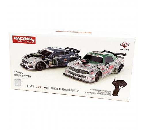 Радиоуправляемая машина для дрифта HB Ford Mustang (4WD, свет, пар, акб, 1:16) - SC16A08-1 Радиоуправляемая машина для дрифта HB Ford Mustang (4WD, свет, пар, акб, 1:16) - SC16A08-1