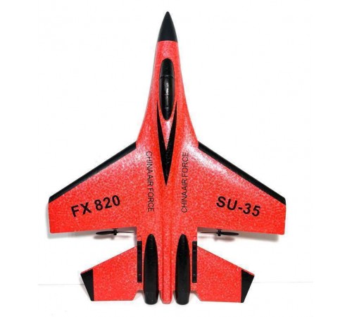 Радиоуправляемый самолет SU-35 для начинающих 2.4G - FX820-RED Радиоуправляемый самолет SU-35 для начинающих 2.4G - FX820-RED
