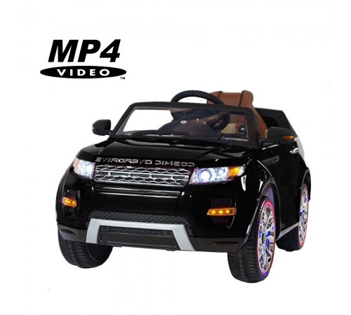 Детский электромобиль Range Rover Luxury Black MP4 12V - SX118-S Детский электромобиль Range Rover Luxury Black MP4 12V - SX118-S