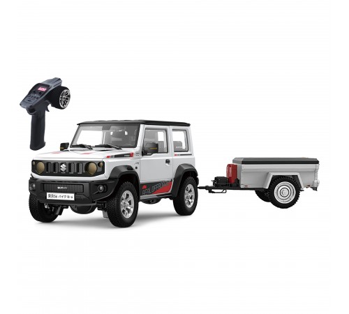 Радиоуправляемый внедрожник Suzuki Jimny PRO с прицепом (свет, выхлоп, Li-Po 5C) - HG4-53PRO-54-W Радиоуправляемый внедрожник Suzuki Jimny PRO с прицепом (свет, выхлоп, Li-Po 5C) - HG4-53PRO-54-W