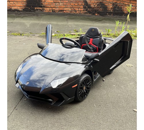 Детский электромобиль Lamborghini Aventador SV Roadster 2WD 12V - BDM0931-BLACK