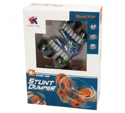 Радиоуправляемый перевертыш Blue Stunt Dumper Car 2.4G - CT-8034-BLUE