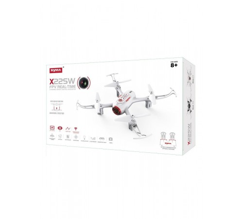 Радиоуправляемый квадрокоптер Syma X22SW Black FPV RTF 2.4G - SYMA-X22SW-BLACK Радиоуправляемый квадрокоптер Syma X22SW Black FPV RTF 2.4G - SYMA-X22SW-BLACK