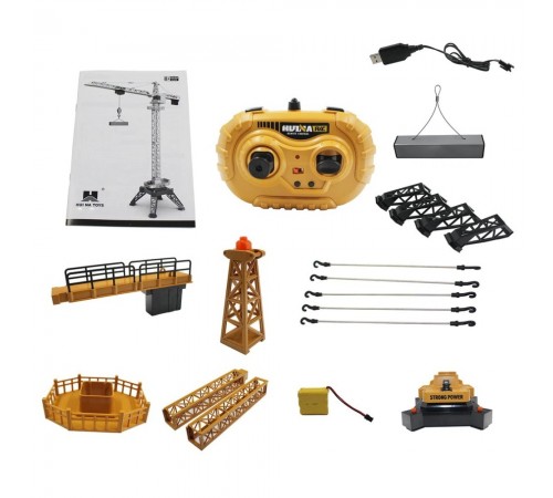 Радиоуправляемый башенный кран HUI NA TOYS масштаб 1:14 2.4G - HN1585 Радиоуправляемый башенный кран HUI NA TOYS масштаб 1:14 2.4G - HN1585