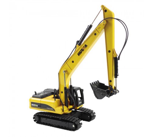 Металлический гусеничный экскаватор HuiNa Toys 1:50 - HN1722-YELLOW Металлический гусеничный экскаватор HuiNa Toys 1:50 - HN1722-YELLOW