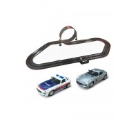 Гоночный автотрек от сети Mersedes SLS + Police 1:43, длина полотна 5м - ASR-11E