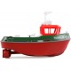 Радиоуправляемый буксир Tugboat зеленый 2.4G 1:72 - HL-3800-G