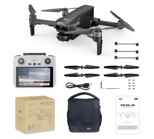 Квадрокоптер SJRC F22 X2 PRO+ OAS, пульт с экраном 2-AXIS 4K EIS 5G GPS Квадрокоптер SJRC F22 X2 PRO+ OAS, пульт с экраном 2-AXIS 4K EIS 5G GPS