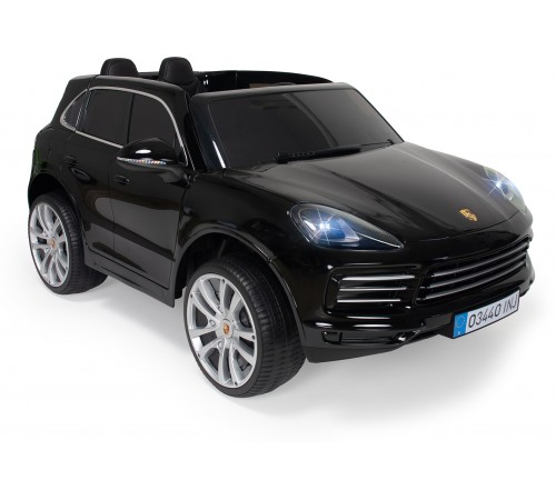 Детский электромобиль PORSCHE CAYENNE S 12V - JJ2128-BLACK-PAINT