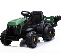 Детский электромобиль Bettyma трактор с прицепом 2WD 12V - BDM0925-GREEN