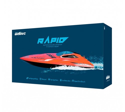 Радиоуправляемый катер UdiRC Rapid (42 см, автопереворот, 2.4G) - UDI009 Радиоуправляемый катер UdiRC Rapid (42 см, автопереворот, 2.4G) - UDI009
