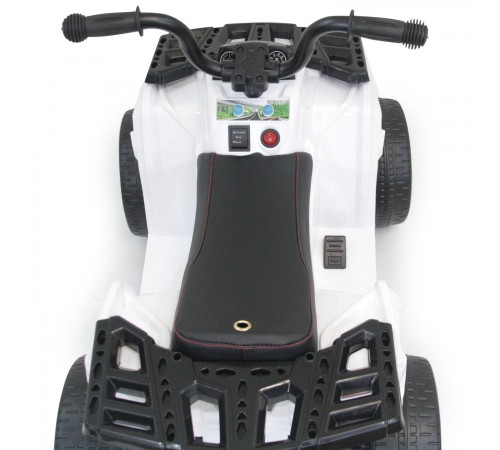 Детский квадроцикл R1 на резиновых колесах 6V - 3201-WHITE