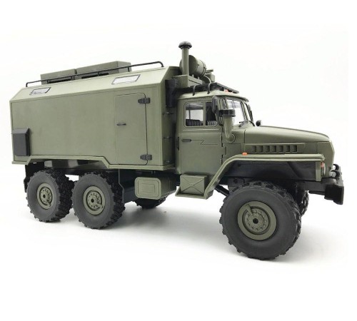 Радиоуправляемый внедорожник WPL Советский военный грузовик Урал 4WD 1:16 2.4G - WPLB-36 Радиоуправляемый внедорожник WPL Советский военный грузовик Урал 4WD 1:16 2.4G - WPLB-36