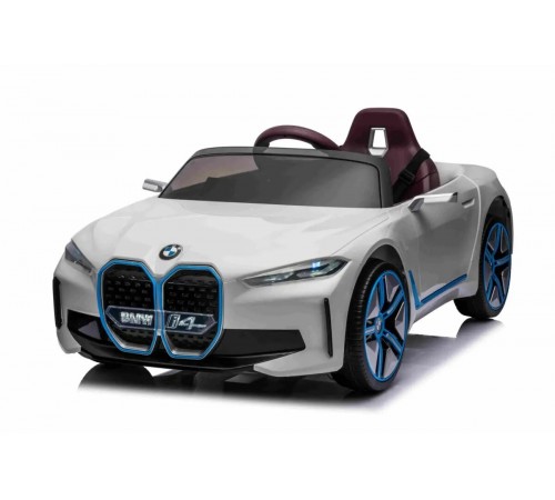 Детский электромобиль BMW I4 (полный привод, 12V) - JE1009-WHITE Детский электромобиль BMW I4 (полный привод, 12V) - JE1009-WHITE