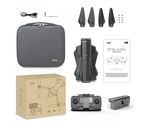 Квадрокоптер SJRC F11S 4K PRO 2-AXIS 4K EIS 5G GPS RTF - F11S 4K PRO Квадрокоптер SJRC F11S 4K PRO 2-AXIS 4K EIS 5G GPS RTF - F11S 4K PRO