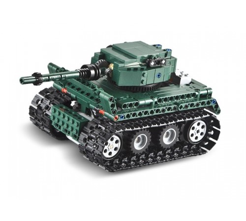 Конструктор Double E Cada Technics, Танк Tiger 1, 313 деталей, пульт управления - C51018W Конструктор Double E Cada Technics, Танк Tiger 1, 313 деталей, пульт управления - C51018W
