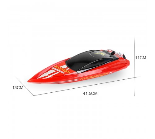 Радиоуправляемый катер с водяной помпой Red HydroJet (25 км/ч, 42 см) - HC807-RED Радиоуправляемый катер с водяной помпой Red HydroJet (25 км/ч, 42 см) - HC807-RED
