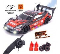Радиоуправляемая машина для дрифта Nissan GTR R35 (свет, пар, 4WD 1:14) - RC-18B-1