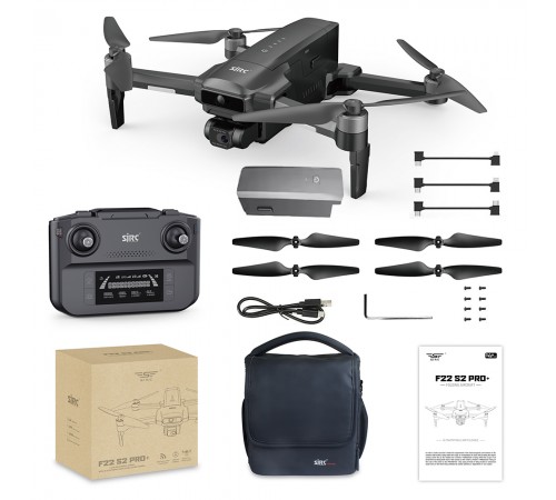 Квадрокоптер SJRC F22 S2 PRO+ 2 АКБ OAS 2-AXIS 4K EIS 5G GPS - F22 S2 PRO+ COMBO Квадрокоптер SJRC F22 S2 PRO+ 2 АКБ OAS 2-AXIS 4K EIS 5G GPS - F22 S2 PRO+ COMBO
