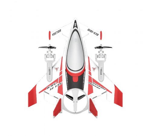 Радиоуправляемый самолет дрон SCI Fi Sky VTOL 3D6G 8ch - QIDI-570-RED Радиоуправляемый самолет дрон SCI Fi Sky VTOL 3D6G 8ch - QIDI-570-RED